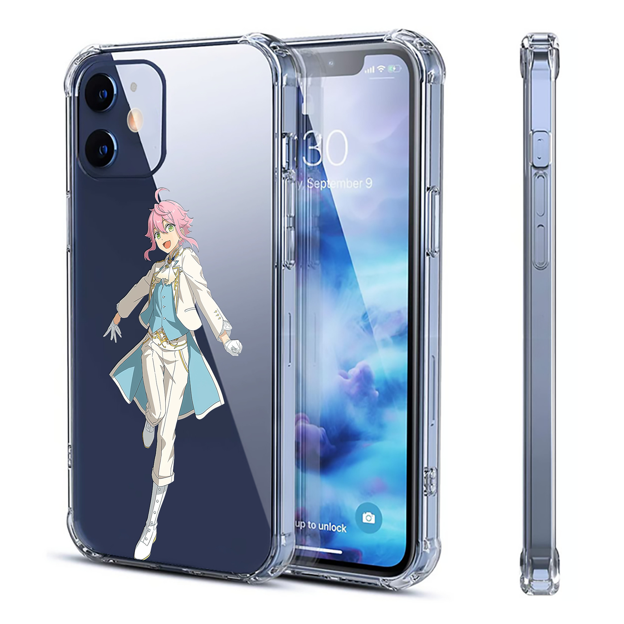 （画像用） あんさんぶるスターズ! Ensemble Stars 【iPhone 12シリーズ対応】透明スマホケース（クリアソフトケース）
